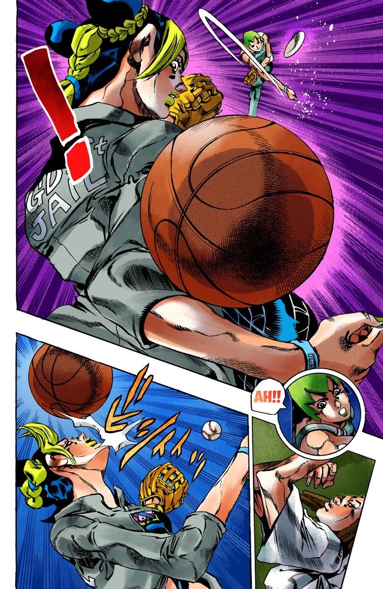 JoJo's Bizarre Adventure Part 6 - Stone Ocean (Official Colored) Chapter 35 page 14 - Chapter 35: Debt Collector Marilyn Manson Part 2