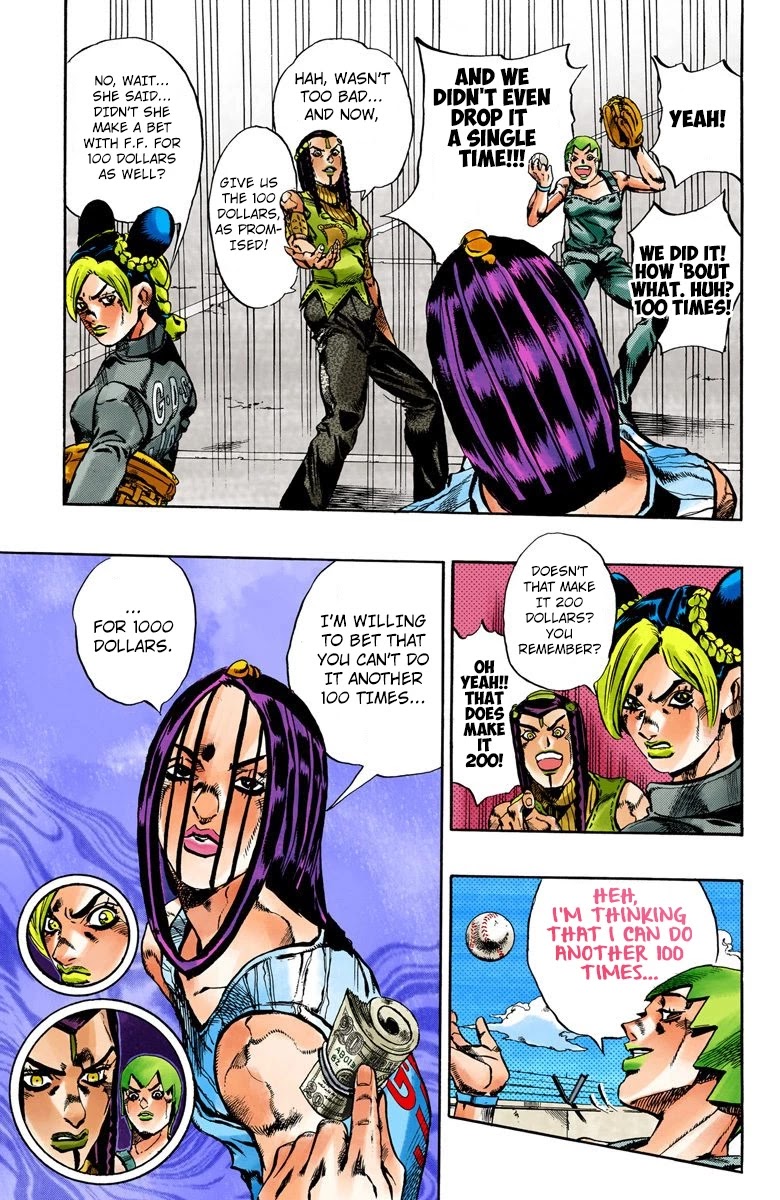JoJo's Bizarre Adventure Part 6 - Stone Ocean (Official Colored) Chapter 35 page 19 - Chapter 35: Debt Collector Marilyn Manson Part 2
