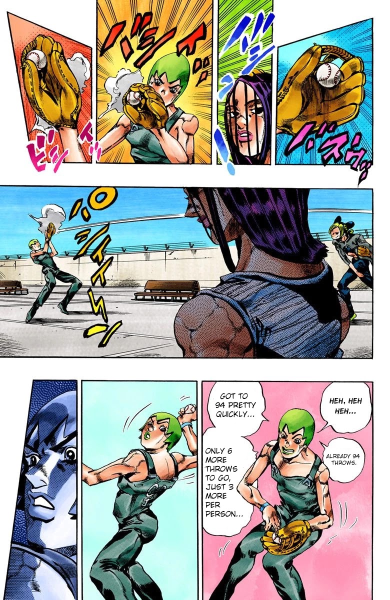 JoJo's Bizarre Adventure Part 6 - Stone Ocean (Official Colored) Chapter 35 page 9 - Chapter 35: Debt Collector Marilyn Manson Part 2