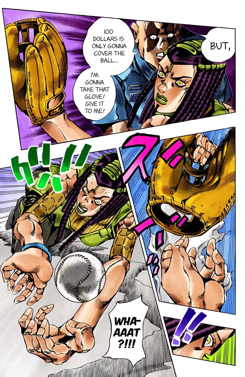 JoJo's Bizarre Adventure Part 6 - Stone Ocean (Official Colored) Chapter 36 page 12 - Chapter 36: Debt Collector Marilyn Manson Part 3