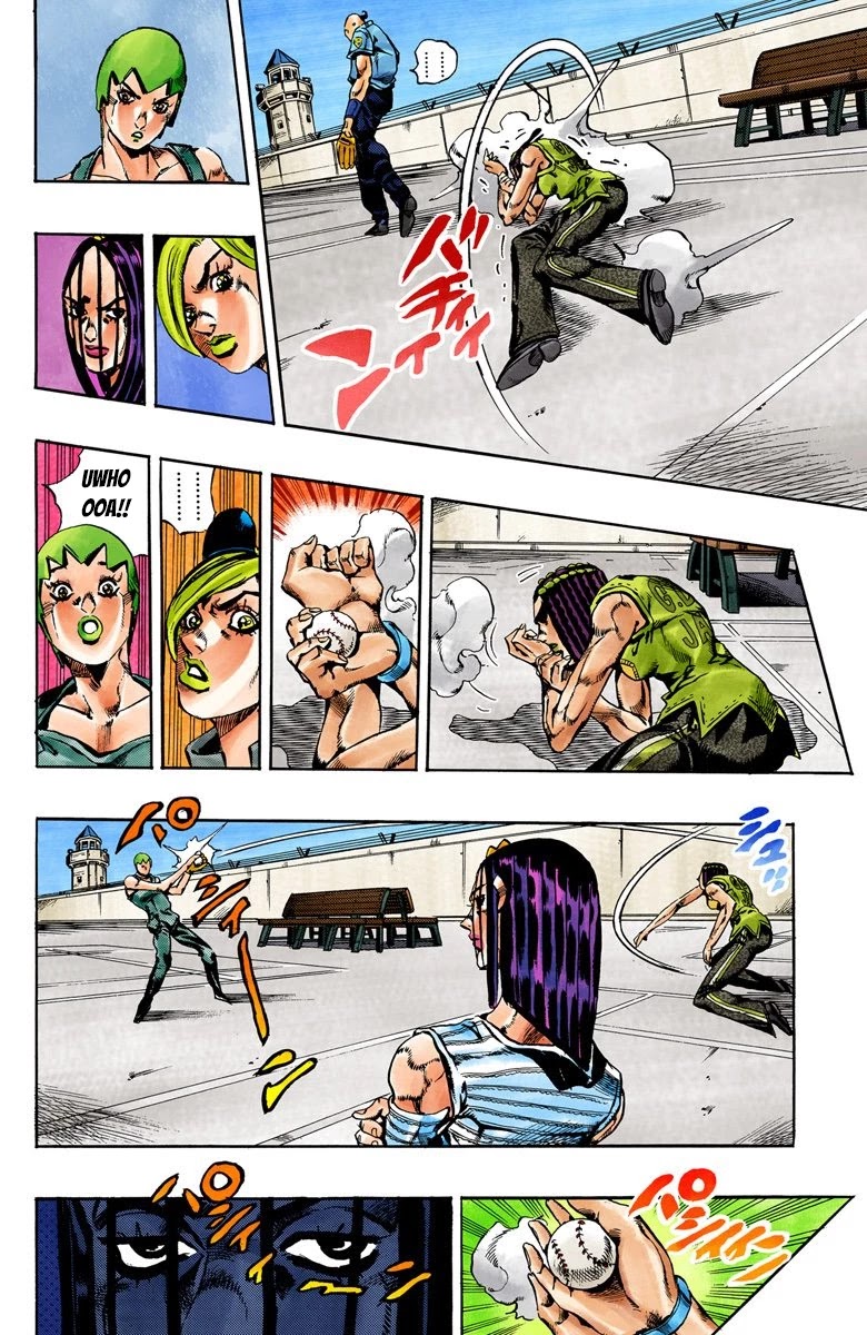 JoJo's Bizarre Adventure Part 6 - Stone Ocean (Official Colored) Chapter 36 page 15 - Chapter 36: Debt Collector Marilyn Manson Part 3