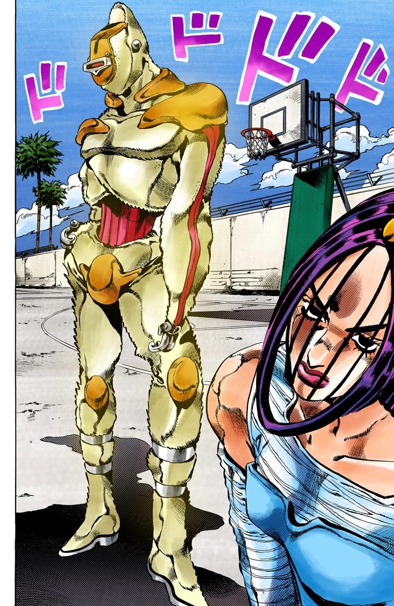 JoJo's Bizarre Adventure Part 6 - Stone Ocean (Official Colored) Chapter 36 page 17 - Chapter 36: Debt Collector Marilyn Manson Part 3