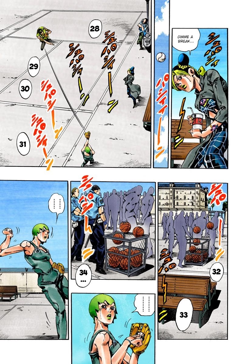 JoJo's Bizarre Adventure Part 6 - Stone Ocean (Official Colored) Chapter 36 page 6 - Chapter 36: Debt Collector Marilyn Manson Part 3