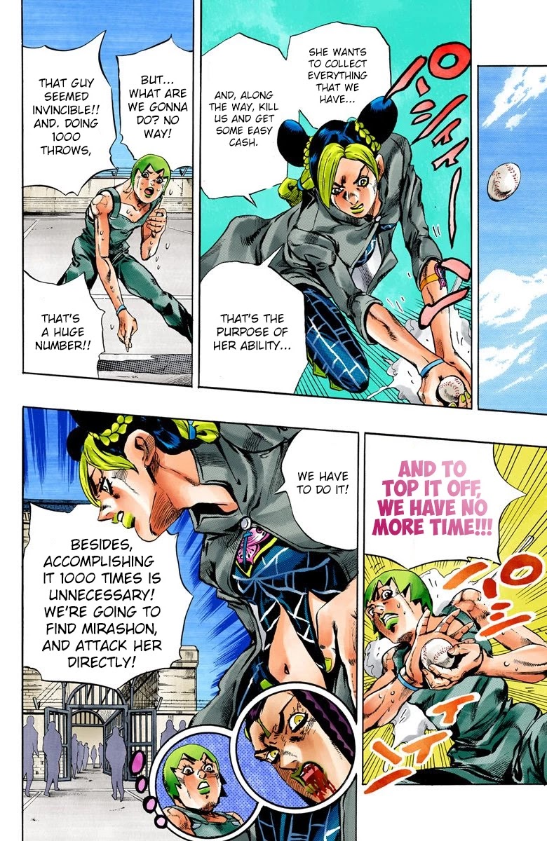 JoJo's Bizarre Adventure Part 6 - Stone Ocean (Official Colored) Chapter 37 page 10 - Chapter 37: Debt Collector Marilyn Manson Part 4