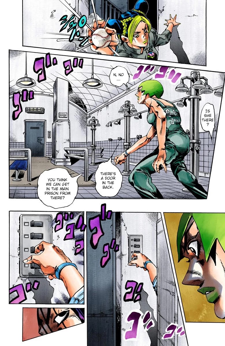 JoJo's Bizarre Adventure Part 6 - Stone Ocean (Official Colored) Chapter 37 page 14 - Chapter 37: Debt Collector Marilyn Manson Part 4