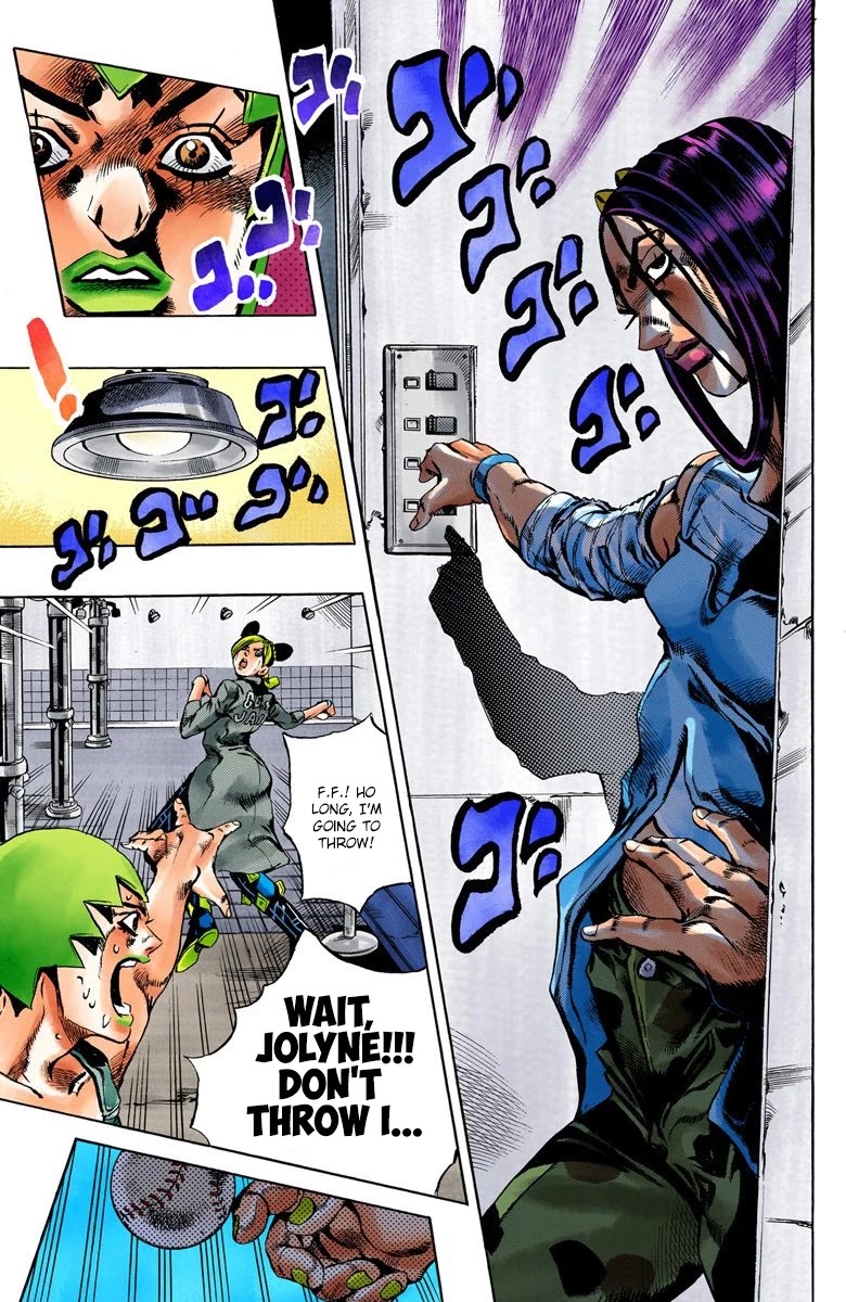 JoJo's Bizarre Adventure Part 6 - Stone Ocean (Official Colored) Chapter 37 page 15 - Chapter 37: Debt Collector Marilyn Manson Part 4