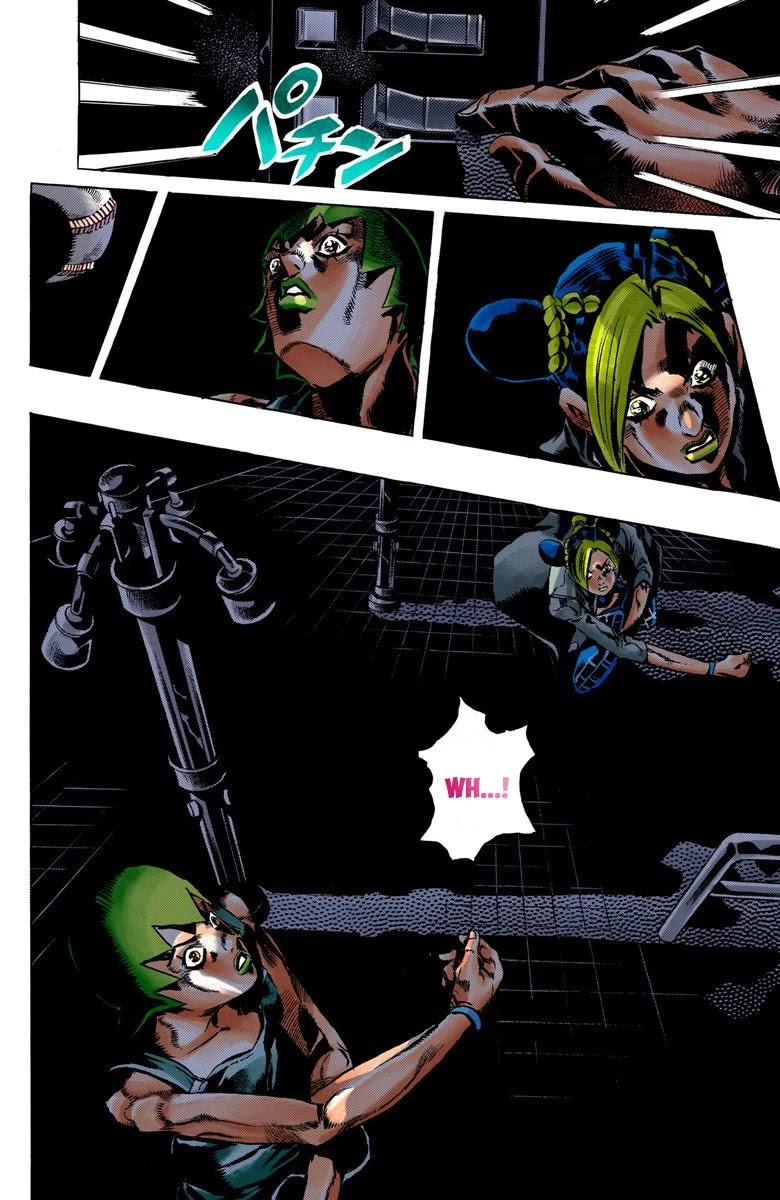JoJo's Bizarre Adventure Part 6 - Stone Ocean (Official Colored) Chapter 37 page 16 - Chapter 37: Debt Collector Marilyn Manson Part 4