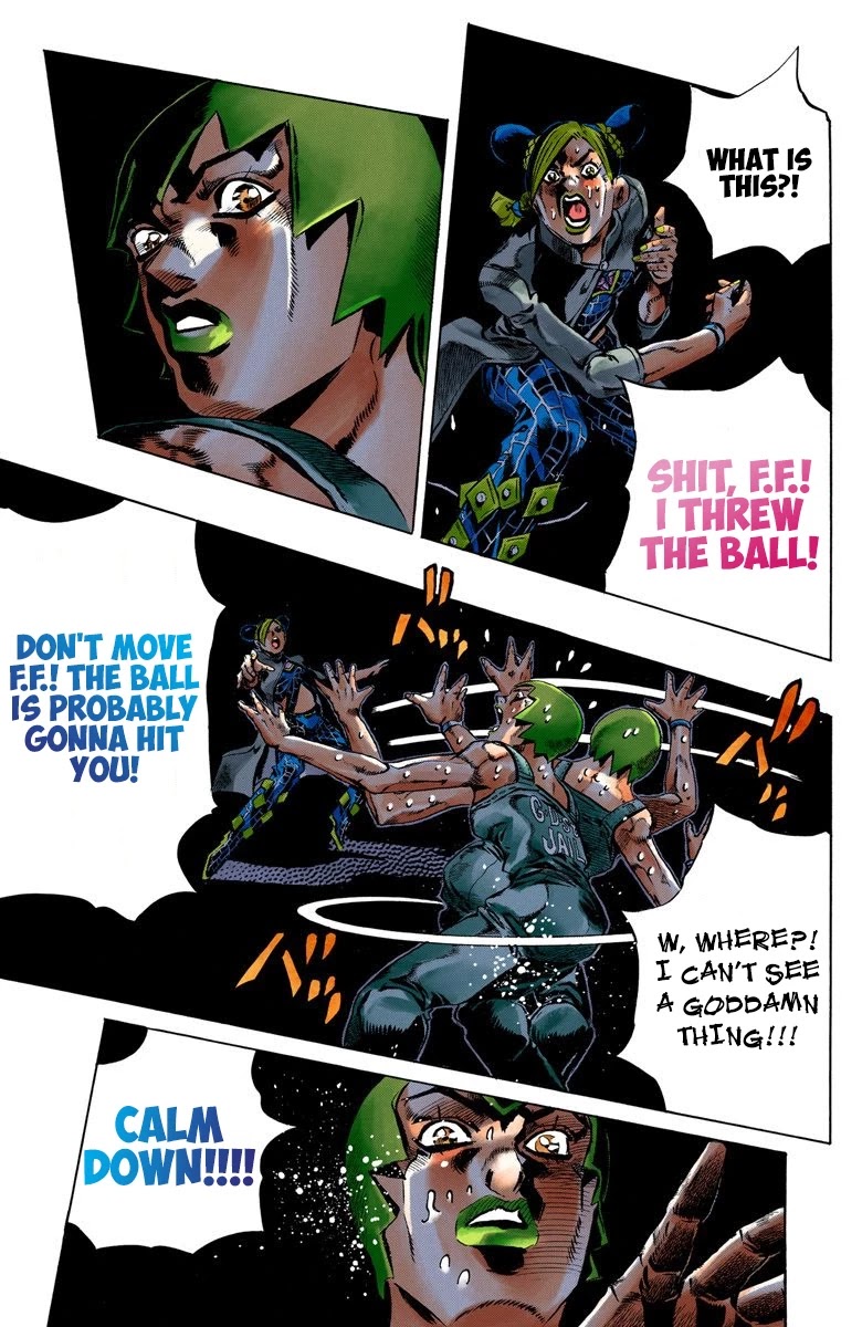 JoJo's Bizarre Adventure Part 6 - Stone Ocean (Official Colored) Chapter 37 page 17 - Chapter 37: Debt Collector Marilyn Manson Part 4