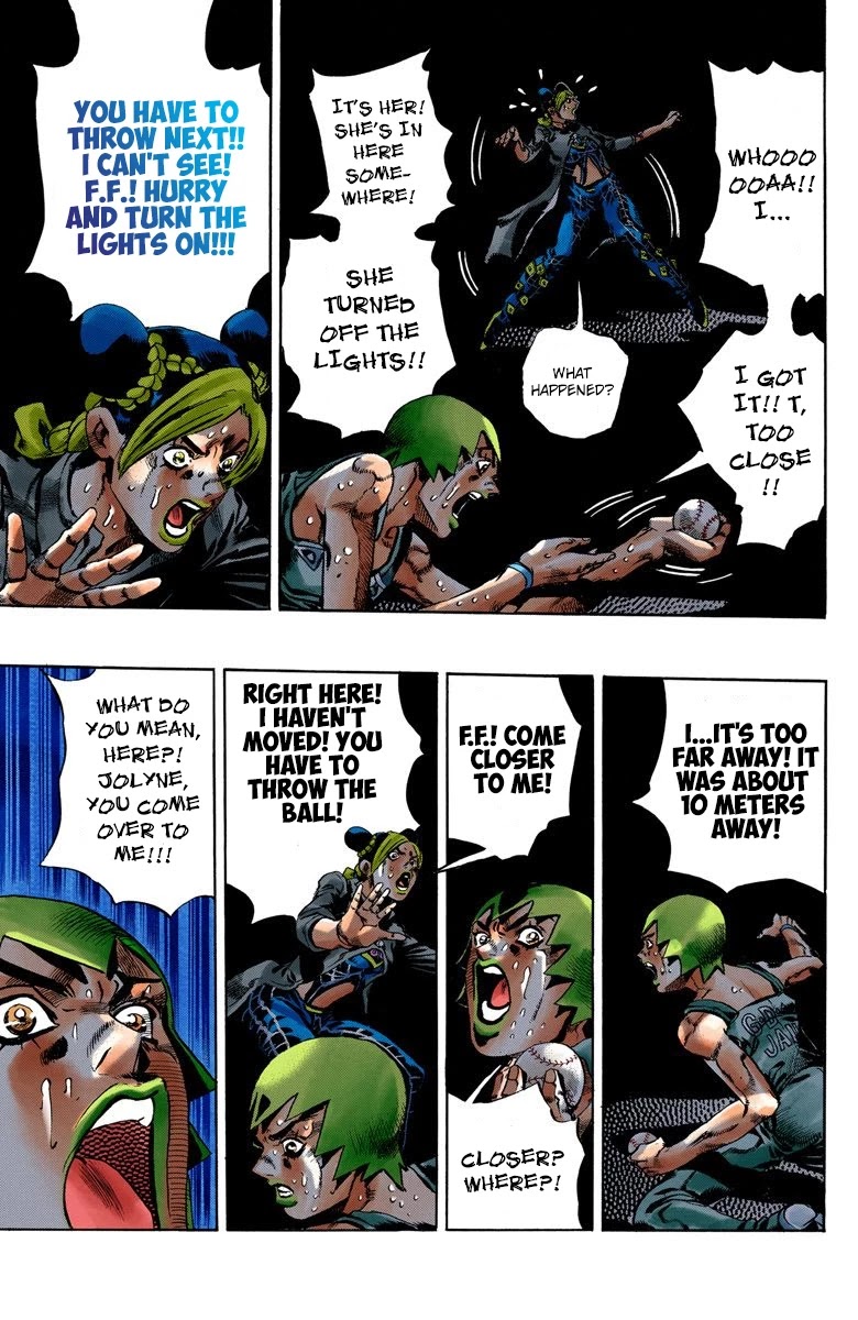 JoJo's Bizarre Adventure Part 6 - Stone Ocean (Official Colored) Chapter 37 page 19 - Chapter 37: Debt Collector Marilyn Manson Part 4