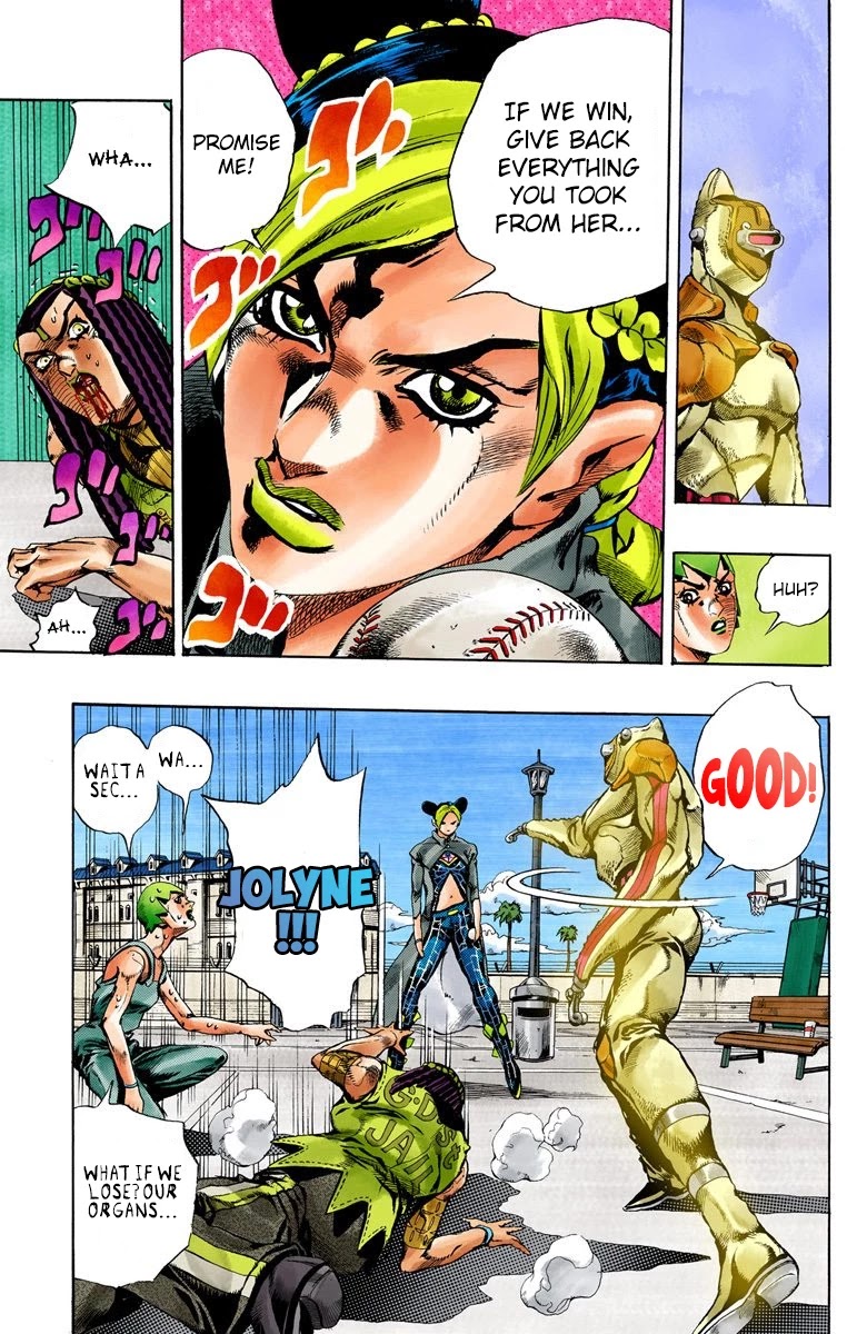 JoJo's Bizarre Adventure Part 6 - Stone Ocean (Official Colored) Chapter 37 page 7 - Chapter 37: Debt Collector Marilyn Manson Part 4