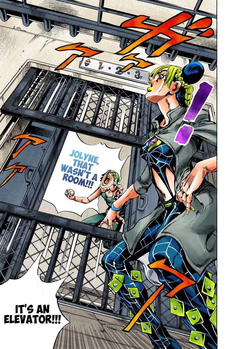 JoJo's Bizarre Adventure Part 6 - Stone Ocean (Official Colored) Chapter 38 page 11 - Chapter 38: Debt Collector Marilyn Manson Part 5