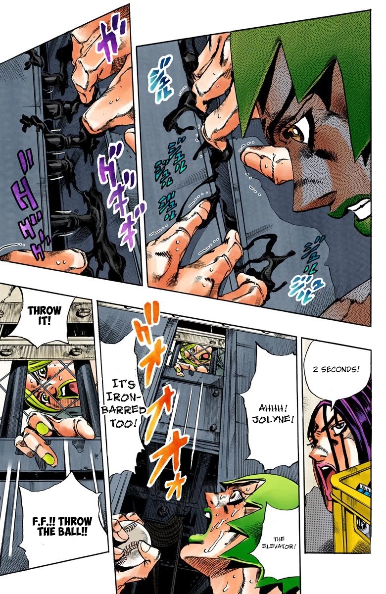 JoJo's Bizarre Adventure Part 6 - Stone Ocean (Official Colored) Chapter 38 page 15 - Chapter 38: Debt Collector Marilyn Manson Part 5