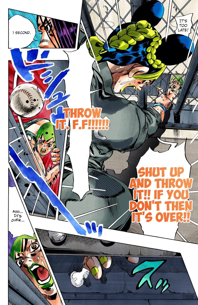 JoJo's Bizarre Adventure Part 6 - Stone Ocean (Official Colored) Chapter 38 page 16 - Chapter 38: Debt Collector Marilyn Manson Part 5