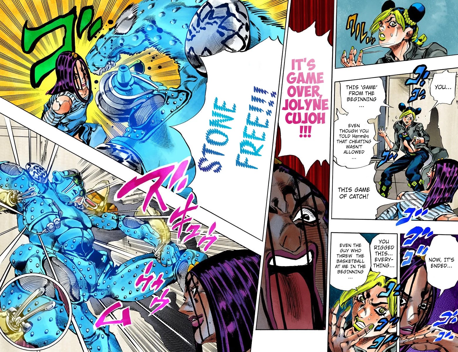 JoJo's Bizarre Adventure Part 6 - Stone Ocean (Official Colored) Chapter 39 page 10 - Chapter 39: Debt Collector Marilyn Manson Part 6