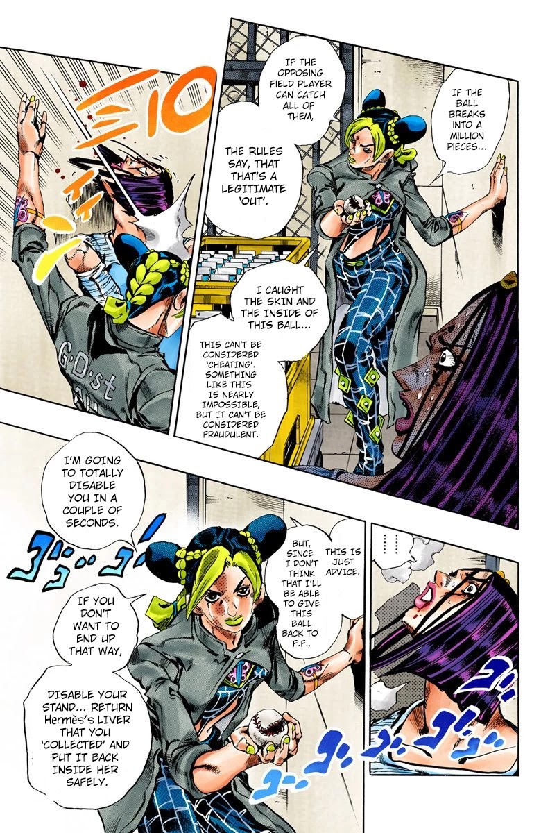 JoJo's Bizarre Adventure Part 6 - Stone Ocean (Official Colored) Chapter 39 page 3 - Chapter 39: Debt Collector Marilyn Manson Part 6