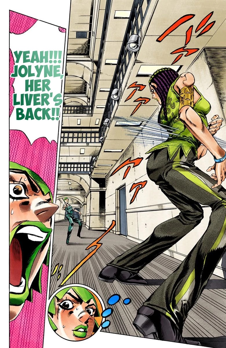 JoJo's Bizarre Adventure Part 6 - Stone Ocean (Official Colored) Chapter 39 page 6 - Chapter 39: Debt Collector Marilyn Manson Part 6