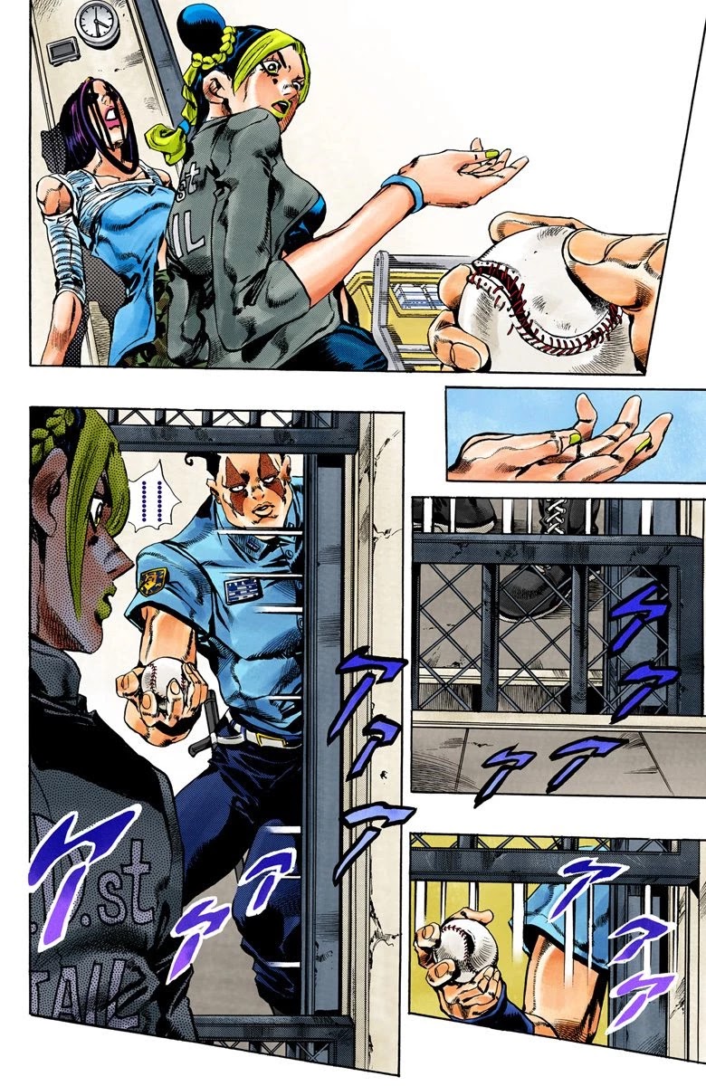 JoJo's Bizarre Adventure Part 6 - Stone Ocean (Official Colored) Chapter 39 page 8 - Chapter 39: Debt Collector Marilyn Manson Part 6