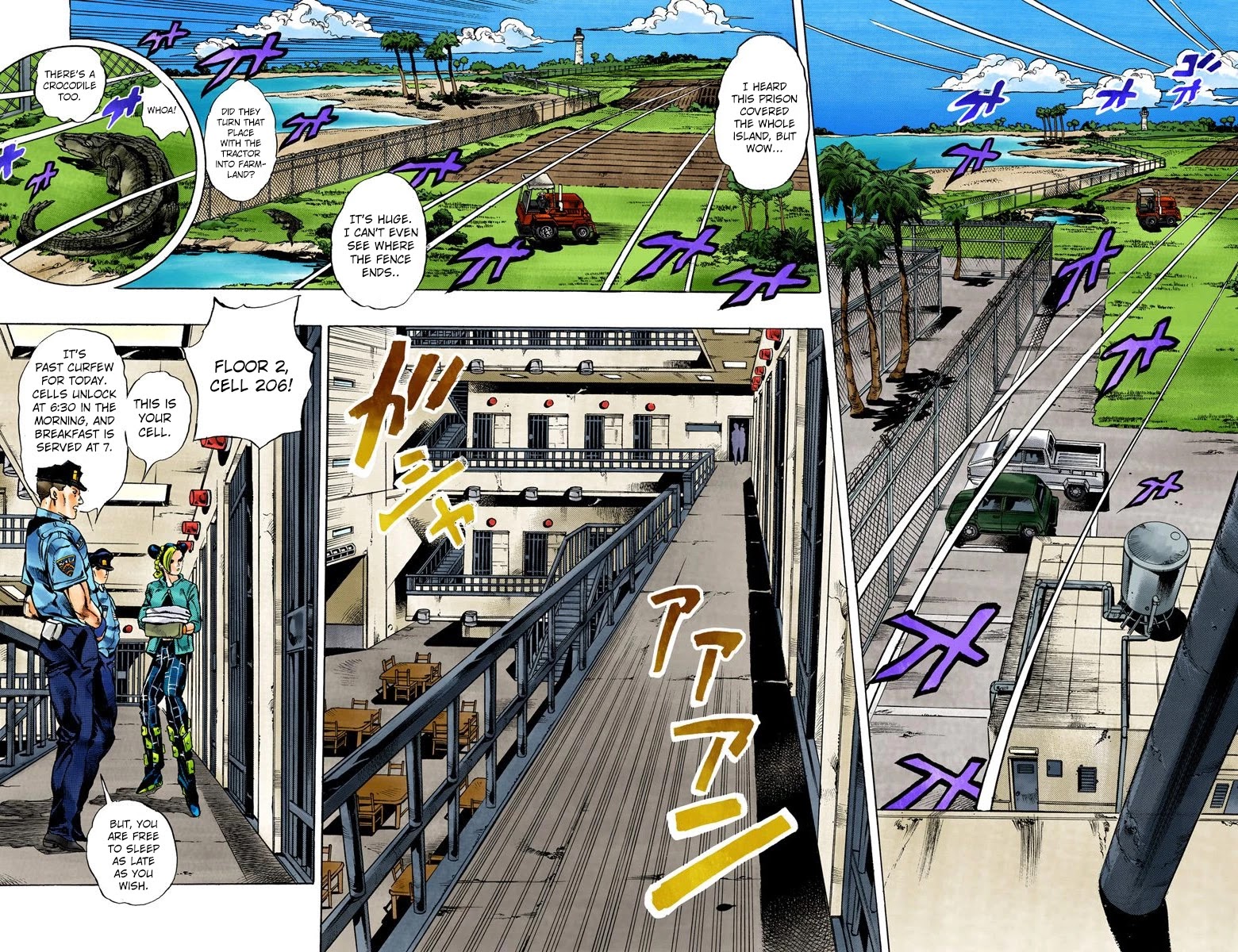 JoJo's Bizarre Adventure Part 6 - Stone Ocean (Official Colored) Chapter 4 page 10 - Chapter 4: Prisoner FE40536 Jolyne Cujoh Part 1