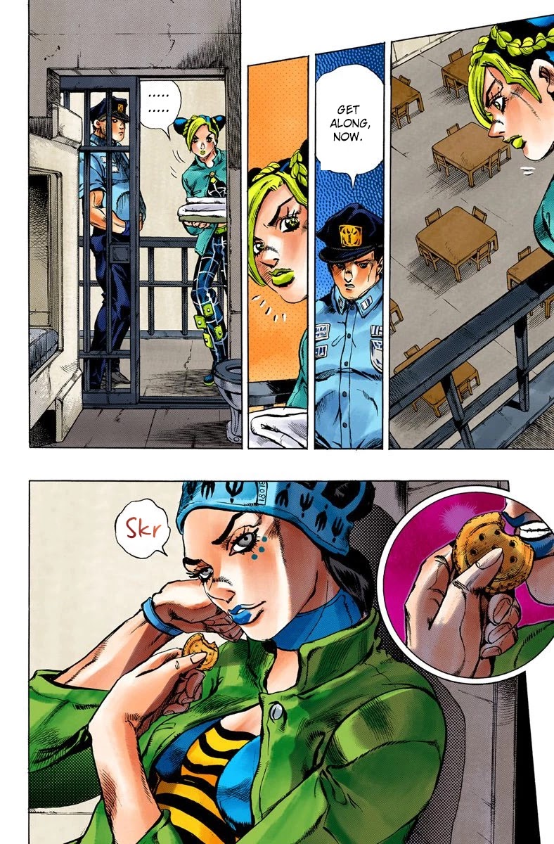JoJo's Bizarre Adventure Part 6 - Stone Ocean (Official Colored) Chapter 4 page 11 - Chapter 4: Prisoner FE40536 Jolyne Cujoh Part 1