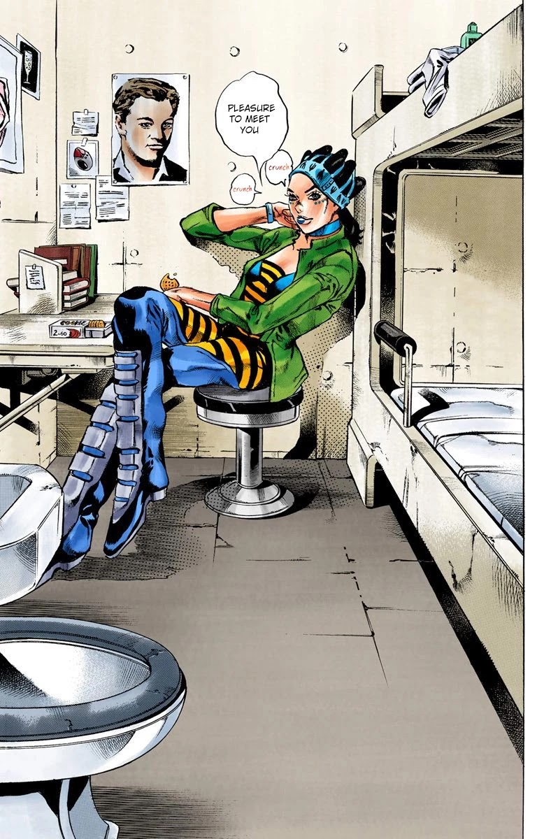 JoJo's Bizarre Adventure Part 6 - Stone Ocean (Official Colored) Chapter 4 page 12 - Chapter 4: Prisoner FE40536 Jolyne Cujoh Part 1