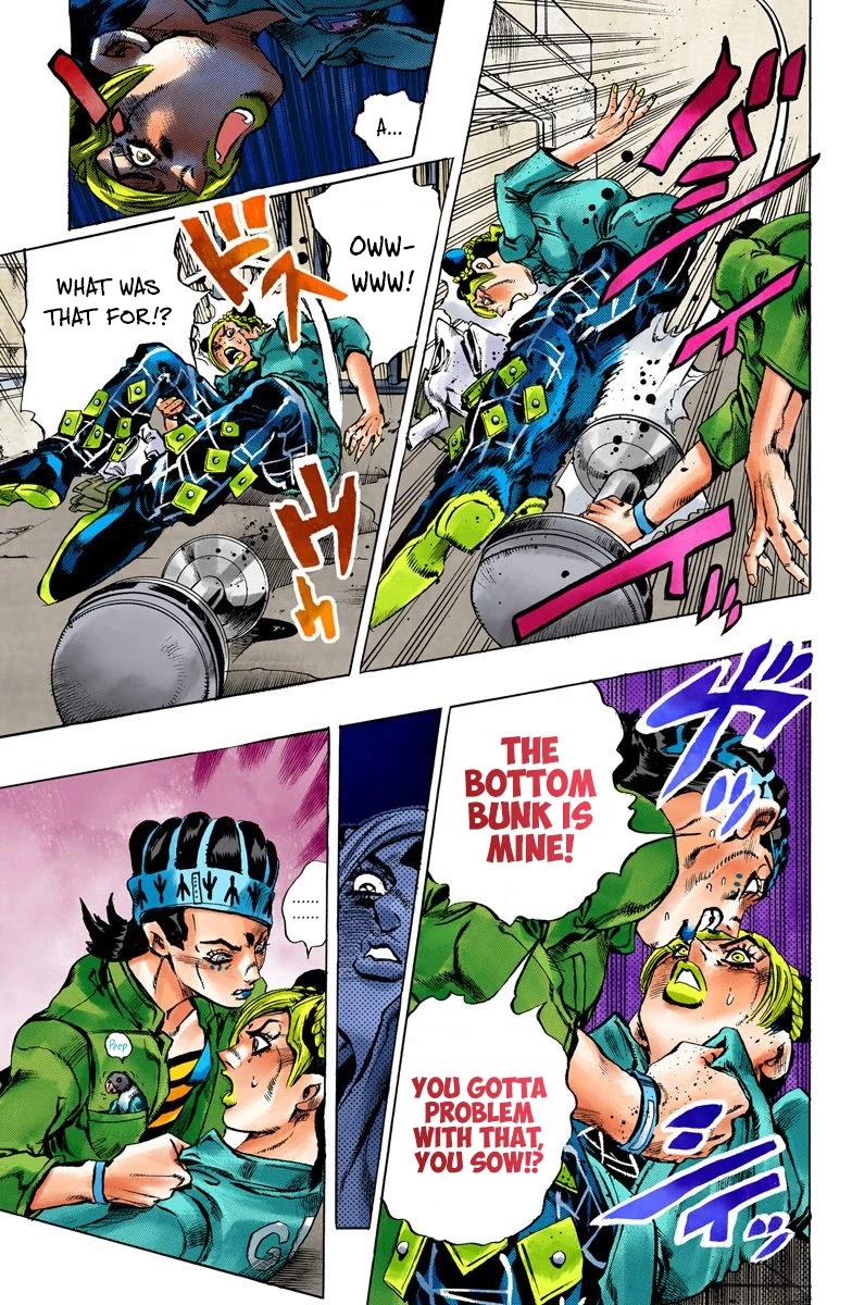 JoJo's Bizarre Adventure Part 6 - Stone Ocean (Official Colored) Chapter 4 page 14 - Chapter 4: Prisoner FE40536 Jolyne Cujoh Part 1