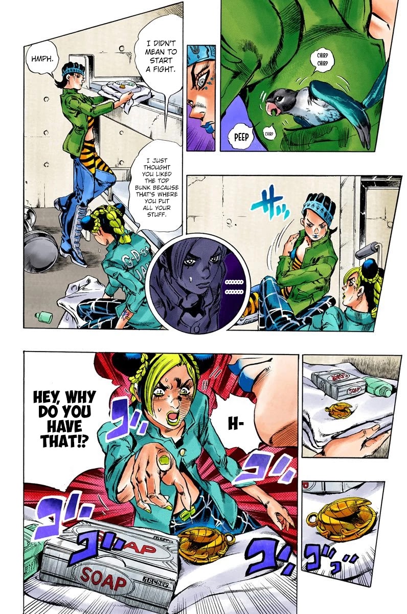 JoJo's Bizarre Adventure Part 6 - Stone Ocean (Official Colored) Chapter 4 page 15 - Chapter 4: Prisoner FE40536 Jolyne Cujoh Part 1