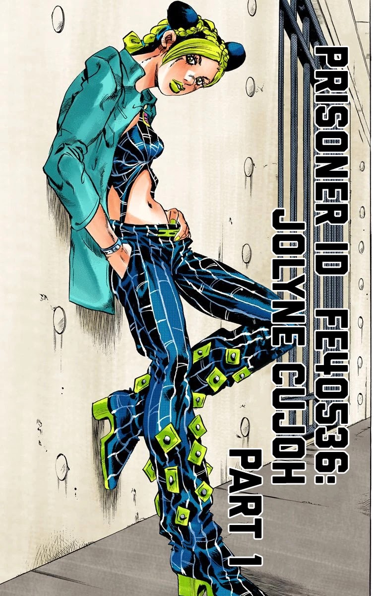 JoJo's Bizarre Adventure Part 6 - Stone Ocean (Official Colored) Chapter 4 page 3 - Chapter 4: Prisoner FE40536 Jolyne Cujoh Part 1