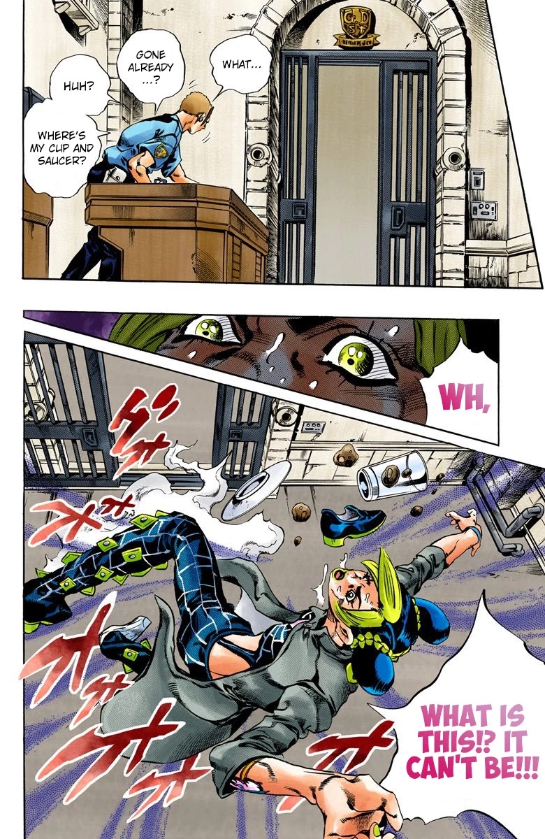 JoJo's Bizarre Adventure Part 6 - Stone Ocean (Official Colored) Chapter 41 page 13 - Chapter 41: Operation Savage Garden Part 2