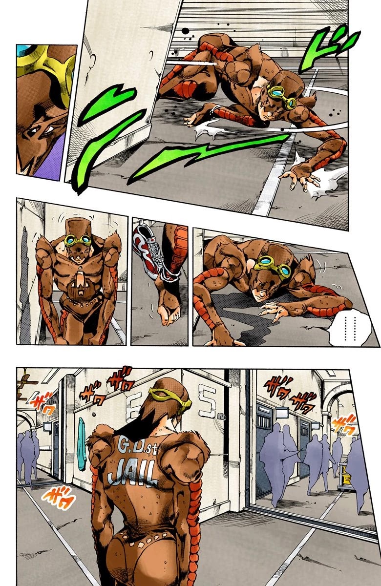 JoJo's Bizarre Adventure Part 6 - Stone Ocean (Official Colored) Chapter 41 page 5 - Chapter 41: Operation Savage Garden Part 2