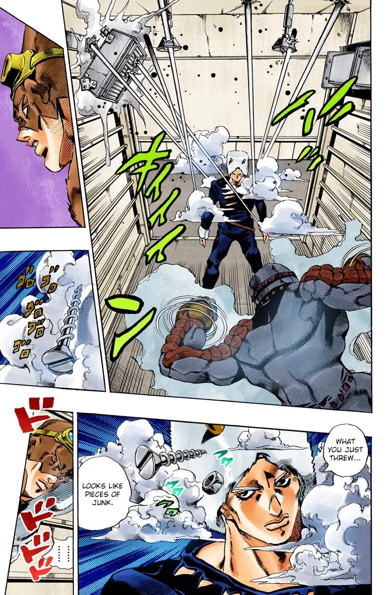 JoJo's Bizarre Adventure Part 6 - Stone Ocean (Official Colored) Chapter 42 page 14 - Chapter 42: Operation Savage Garden Part 3
