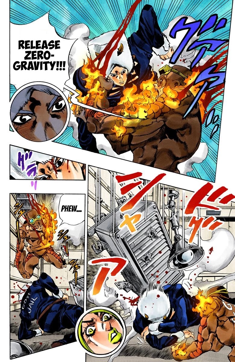 JoJo's Bizarre Adventure Part 6 - Stone Ocean (Official Colored) Chapter 42 page 19 - Chapter 42: Operation Savage Garden Part 3