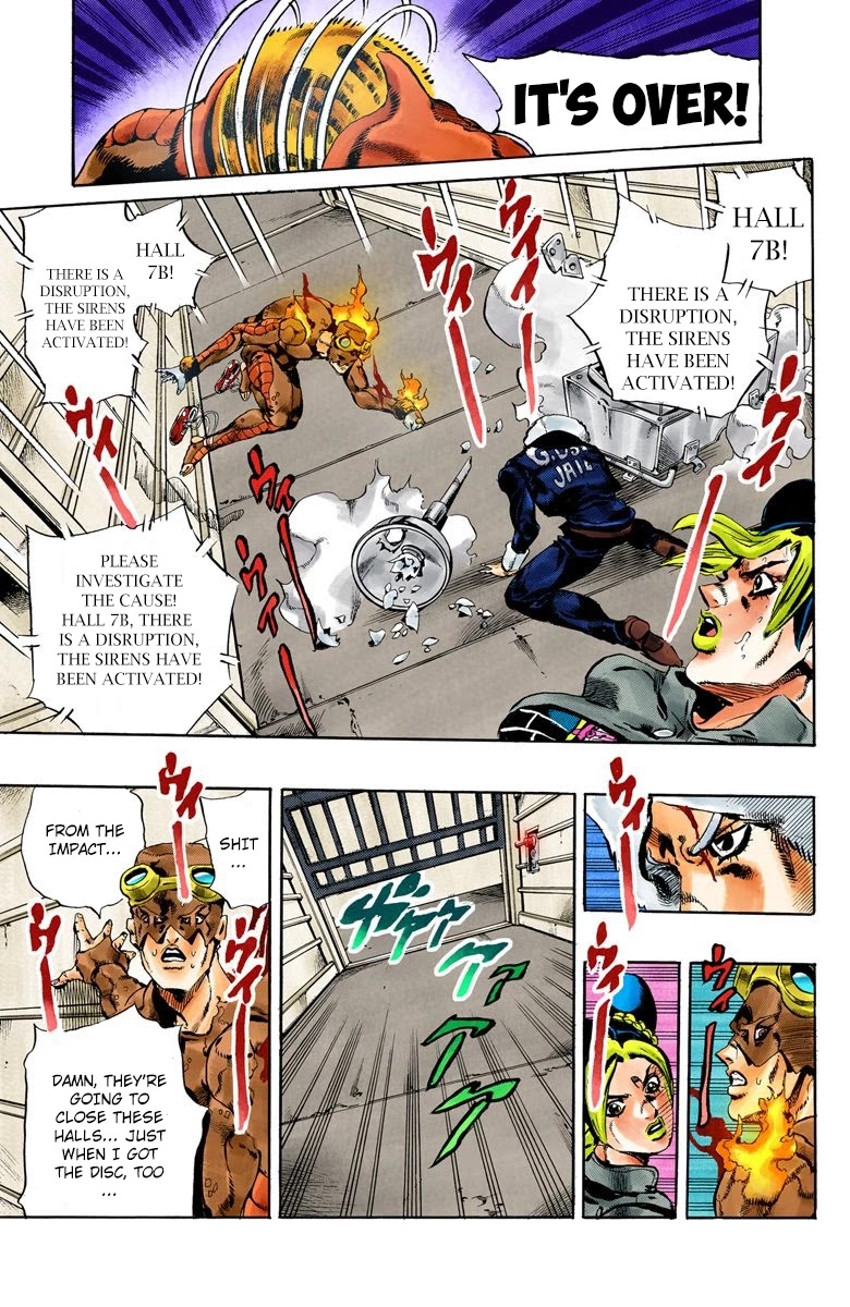 JoJo's Bizarre Adventure Part 6 - Stone Ocean (Official Colored) Chapter 42 page 20 - Chapter 42: Operation Savage Garden Part 3