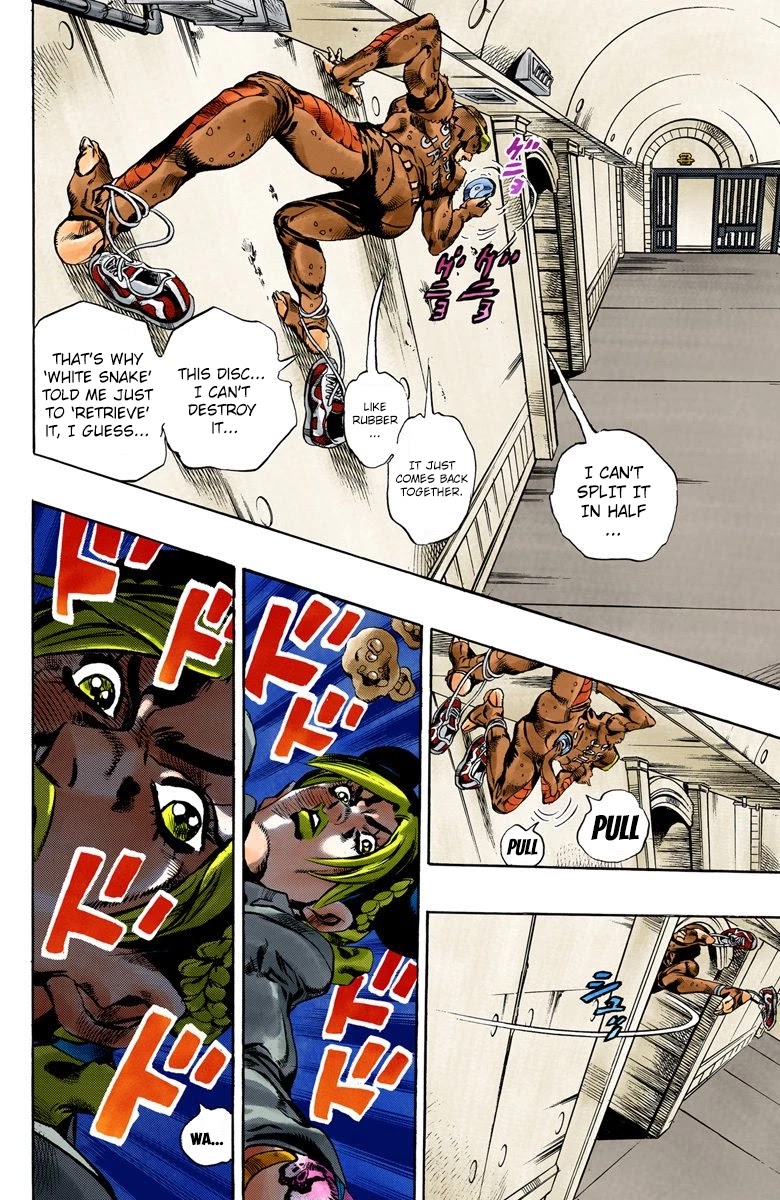 JoJo's Bizarre Adventure Part 6 - Stone Ocean (Official Colored) Chapter 42 page 5 - Chapter 42: Operation Savage Garden Part 3
