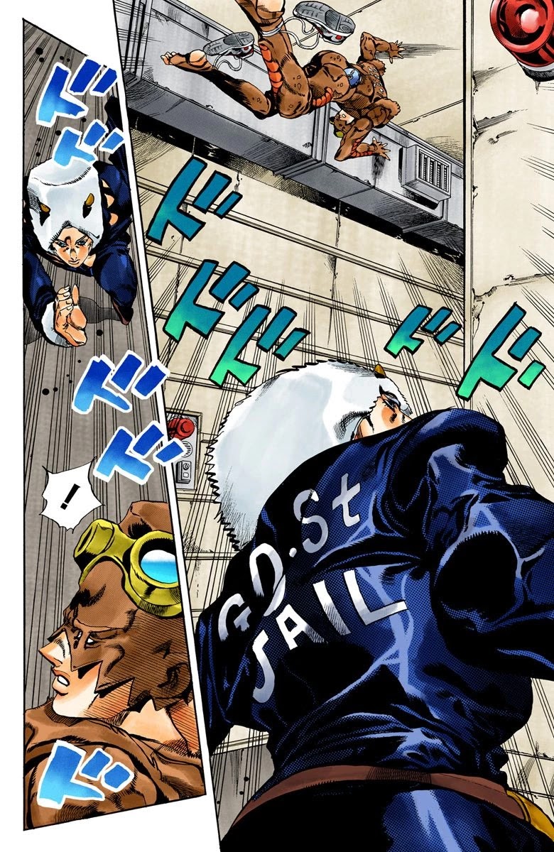 JoJo's Bizarre Adventure Part 6 - Stone Ocean (Official Colored) Chapter 42 page 9 - Chapter 42: Operation Savage Garden Part 3