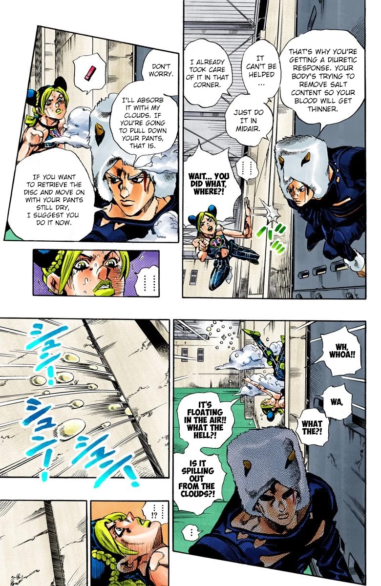 JoJo's Bizarre Adventure Part 6 - Stone Ocean (Official Colored) Chapter 43 page 12 - Chapter 43: Operation Savage Garden Part 4