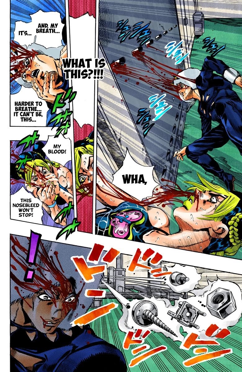 JoJo's Bizarre Adventure Part 6 - Stone Ocean (Official Colored) Chapter 43 page 15 - Chapter 43: Operation Savage Garden Part 4