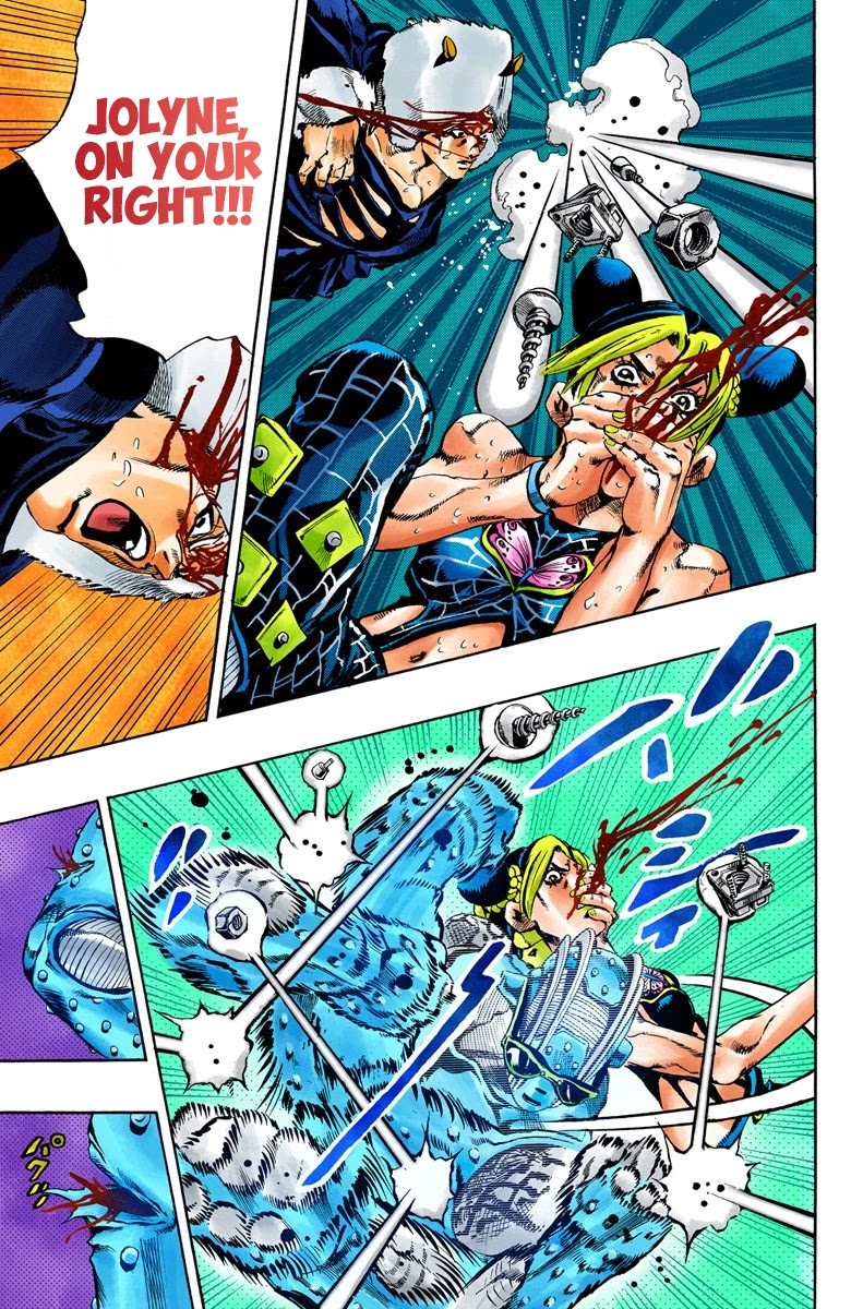JoJo's Bizarre Adventure Part 6 - Stone Ocean (Official Colored) Chapter 43 page 16 - Chapter 43: Operation Savage Garden Part 4