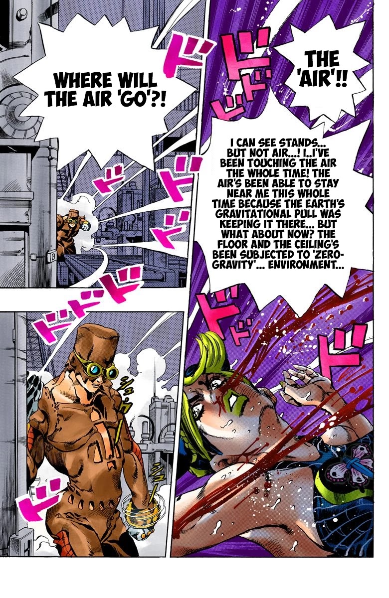 JoJo's Bizarre Adventure Part 6 - Stone Ocean (Official Colored) Chapter 43 page 18 - Chapter 43: Operation Savage Garden Part 4