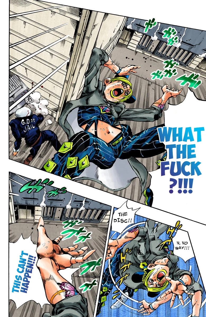 JoJo's Bizarre Adventure Part 6 - Stone Ocean (Official Colored) Chapter 43 page 4 - Chapter 43: Operation Savage Garden Part 4