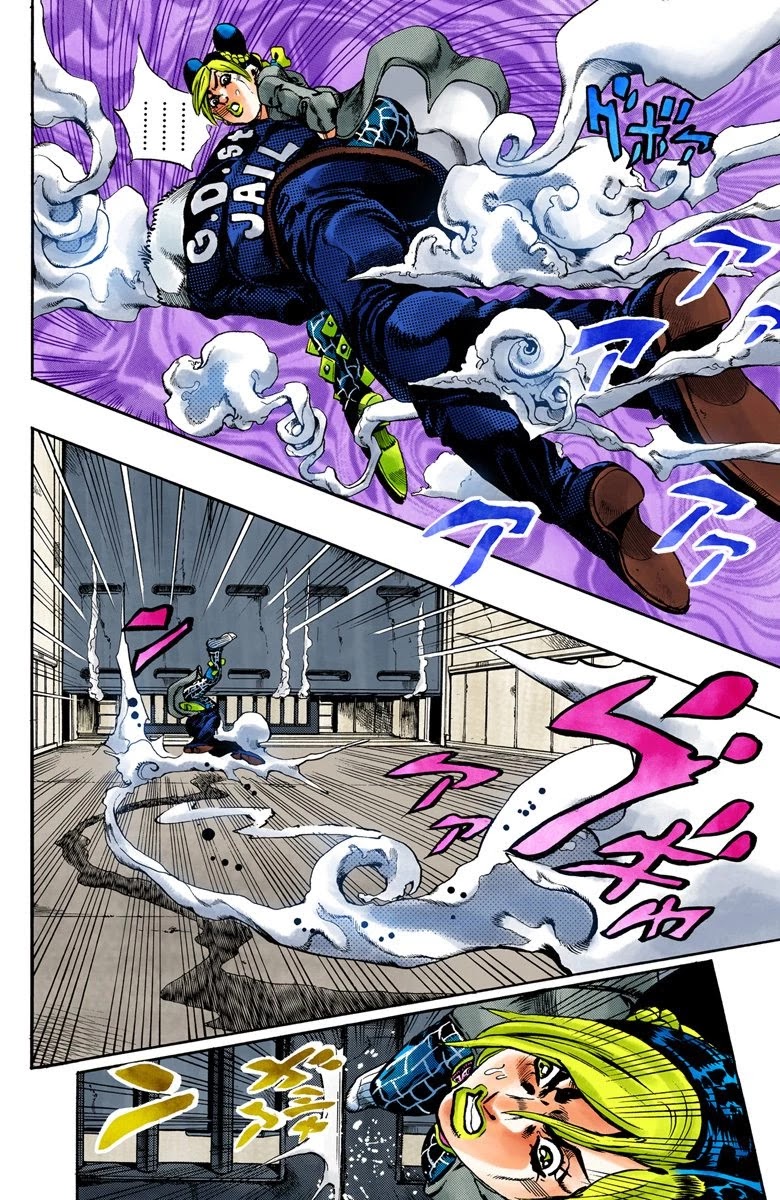 JoJo's Bizarre Adventure Part 6 - Stone Ocean (Official Colored) Chapter 43 page 6 - Chapter 43: Operation Savage Garden Part 4