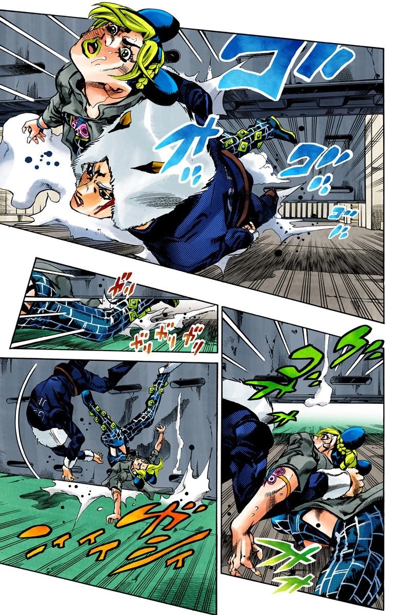 JoJo's Bizarre Adventure Part 6 - Stone Ocean (Official Colored) Chapter 43 page 7 - Chapter 43: Operation Savage Garden Part 4