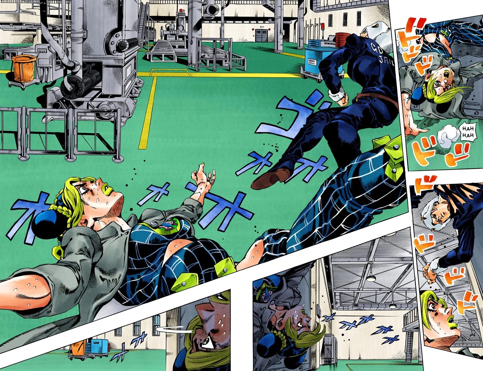 JoJo's Bizarre Adventure Part 6 - Stone Ocean (Official Colored) Chapter 43 page 8 - Chapter 43: Operation Savage Garden Part 4