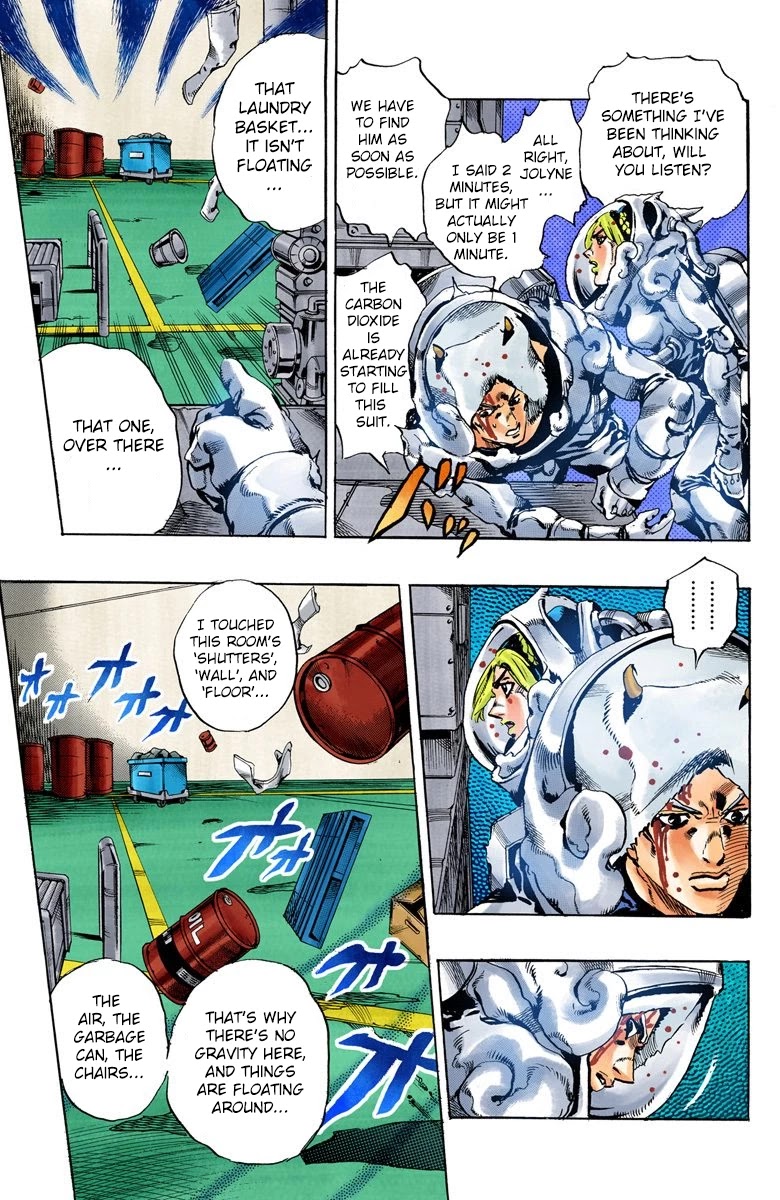 JoJo's Bizarre Adventure Part 6 - Stone Ocean (Official Colored) Chapter 44 page 13 - Chapter 44: Operation Savage Garden Part 5
