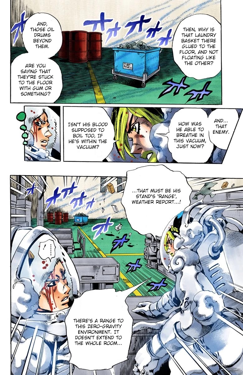 JoJo's Bizarre Adventure Part 6 - Stone Ocean (Official Colored) Chapter 44 page 14 - Chapter 44: Operation Savage Garden Part 5