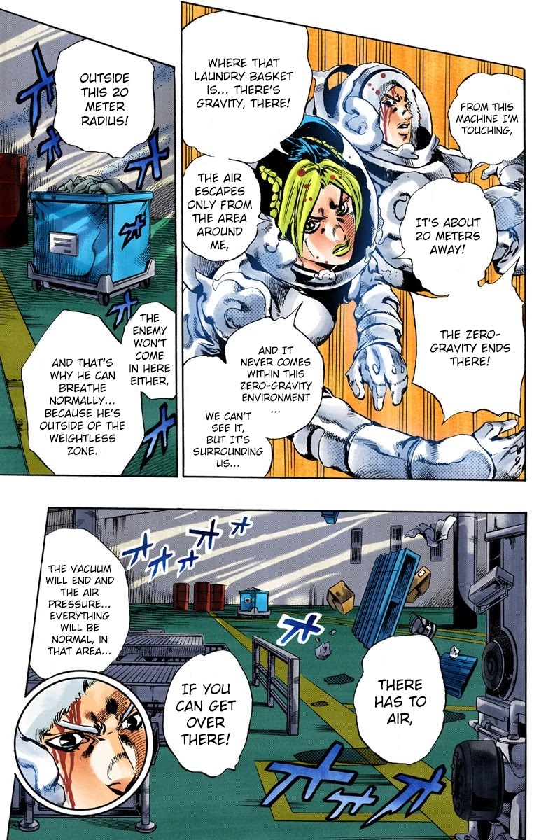 JoJo's Bizarre Adventure Part 6 - Stone Ocean (Official Colored) Chapter 44 page 15 - Chapter 44: Operation Savage Garden Part 5