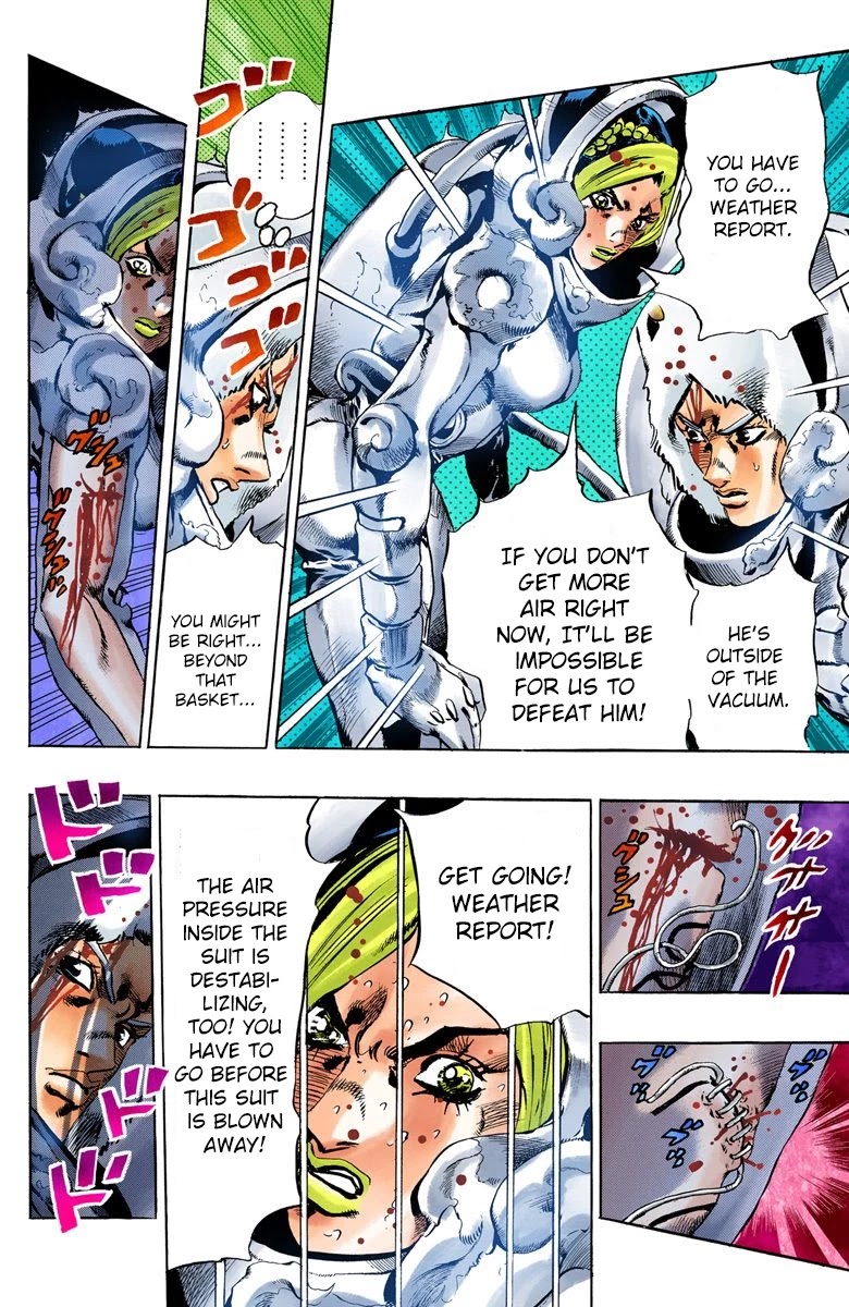 JoJo's Bizarre Adventure Part 6 - Stone Ocean (Official Colored) Chapter 44 page 16 - Chapter 44: Operation Savage Garden Part 5