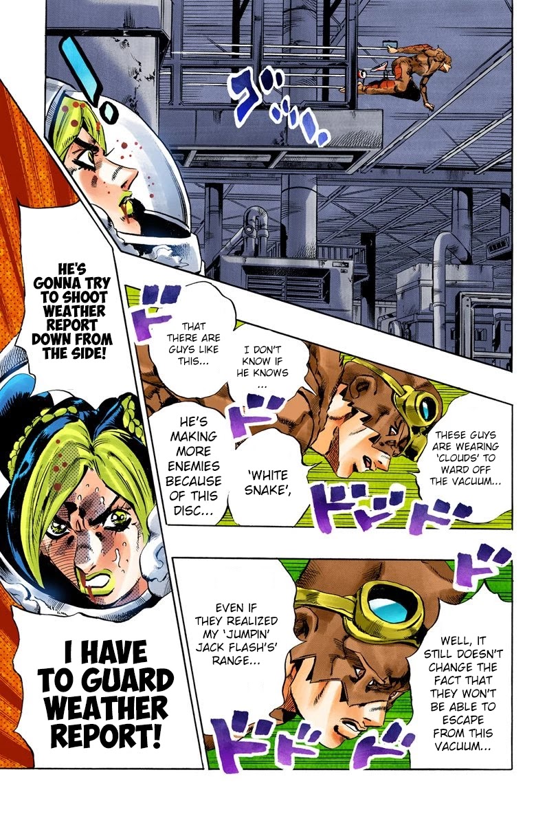 JoJo's Bizarre Adventure Part 6 - Stone Ocean (Official Colored) Chapter 44 page 19 - Chapter 44: Operation Savage Garden Part 5