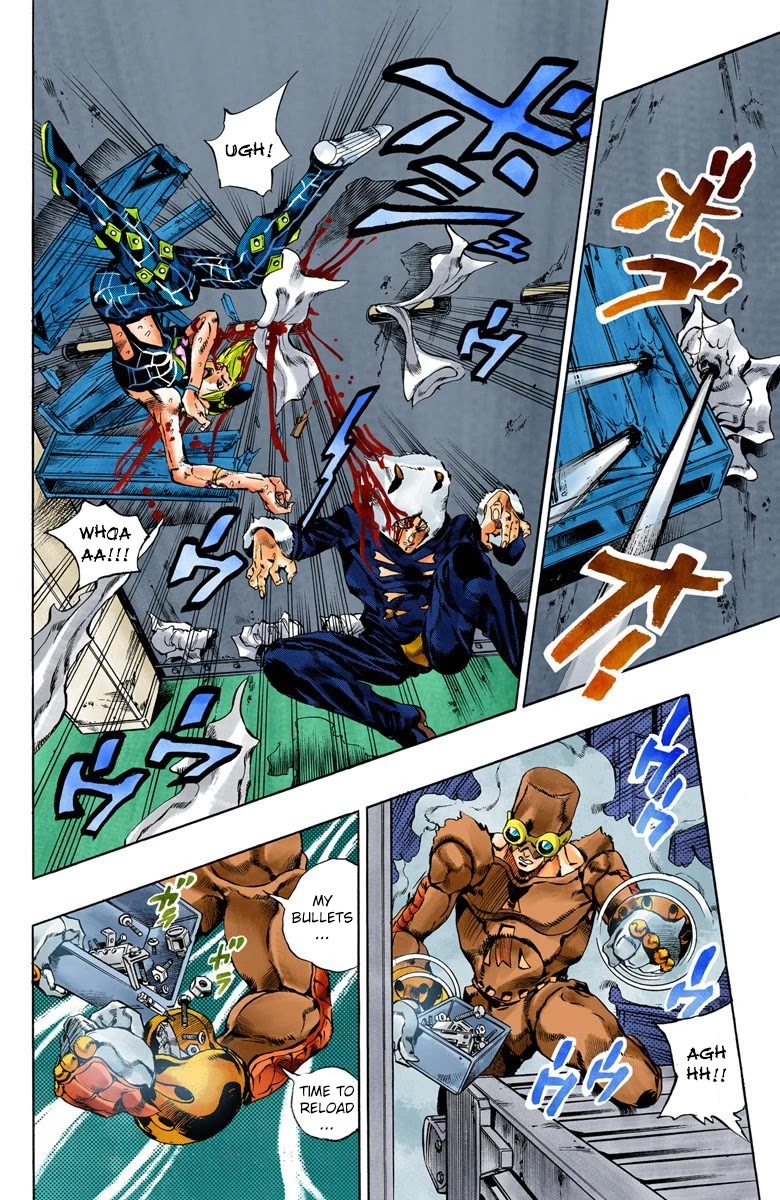 JoJo's Bizarre Adventure Part 6 - Stone Ocean (Official Colored) Chapter 44 page 8 - Chapter 44: Operation Savage Garden Part 5