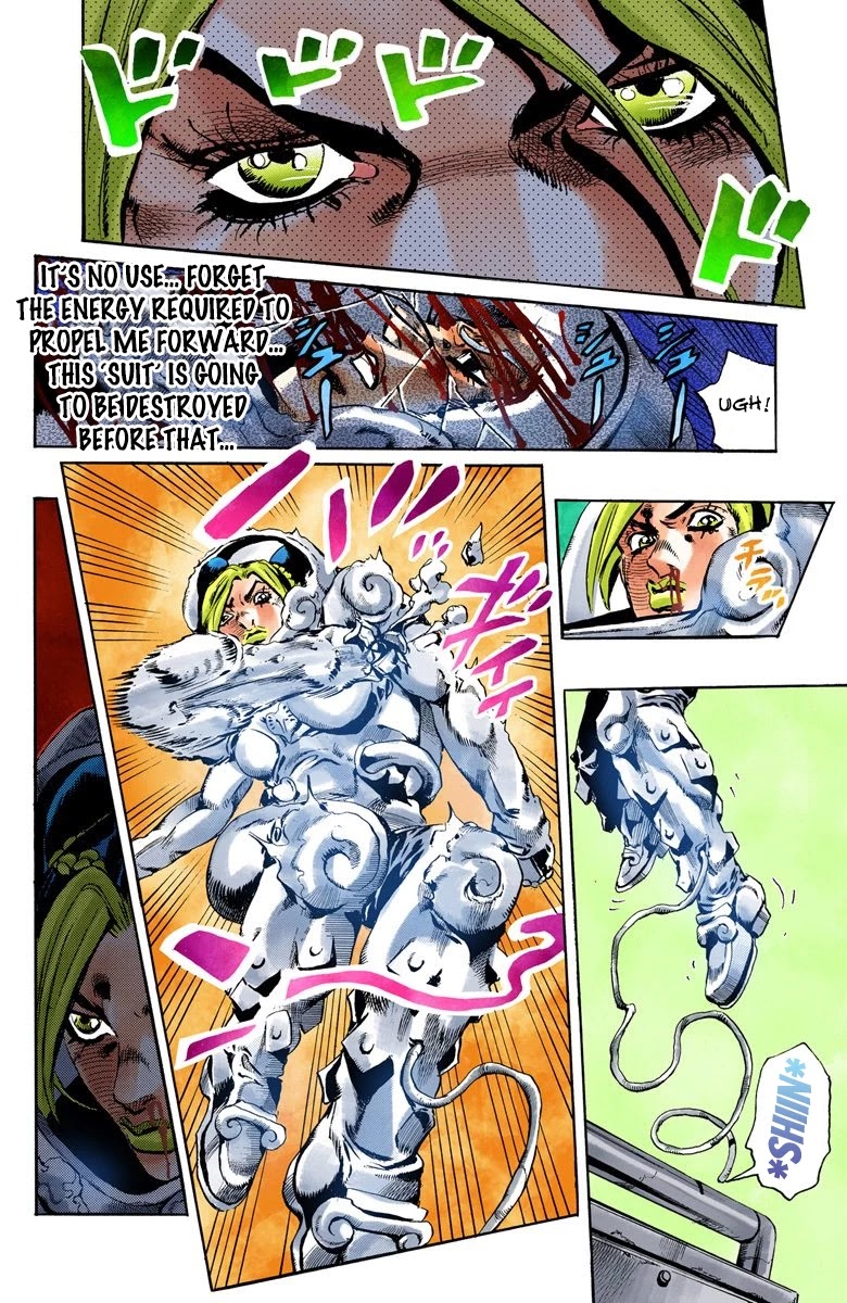 JoJo's Bizarre Adventure Part 6 - Stone Ocean (Official Colored) Chapter 45 page 10 - Chapter 45: Operation Savage Garden Part 6