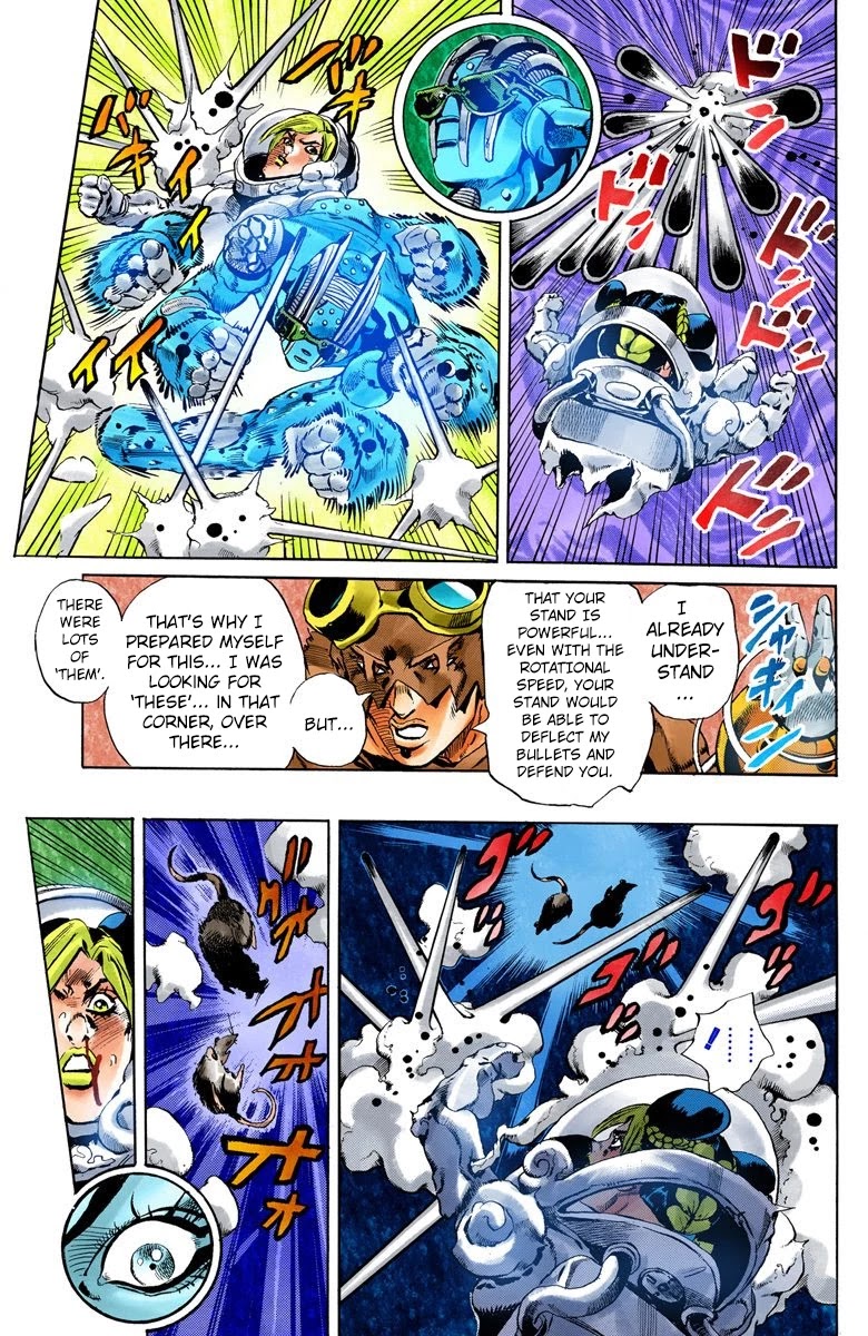 JoJo's Bizarre Adventure Part 6 - Stone Ocean (Official Colored) Chapter 45 page 13 - Chapter 45: Operation Savage Garden Part 6